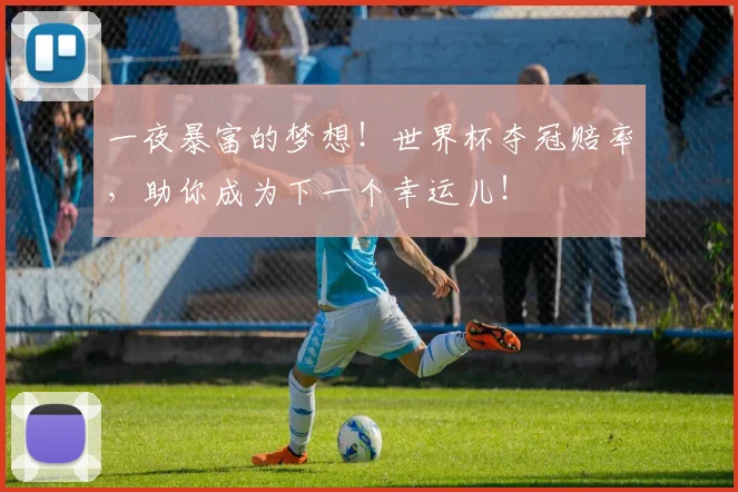 一夜暴富的梦想!世界杯夺冠赔率,助你成为下一个幸运儿!
